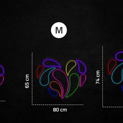 NeonLED | Coração Abstrato
