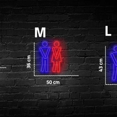 NeonLED | Sinalização WC II NeonLED | Sinalização WC II