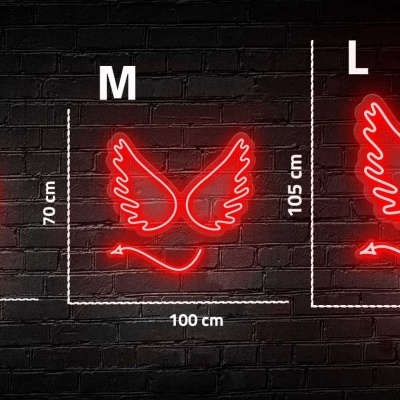 NeonLED | Asas de Diabo