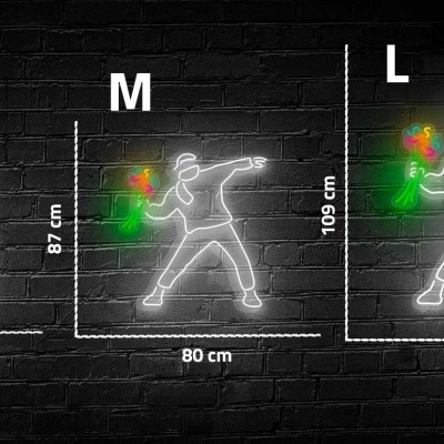 NeonLED | Bansky | Flower Thrower