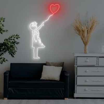 NeonLED | Bansky | Balloon Girl NeonLED | Bansky | Balloon Girl