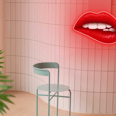 NeonLED | Acrílico Impresso Lábios