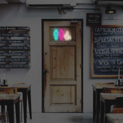 NeonLED | Sinalização WC