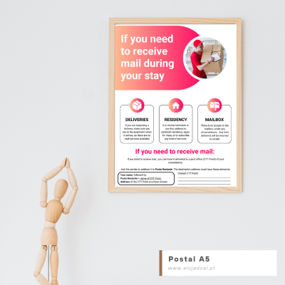 Poster Posta Restante  (A5)