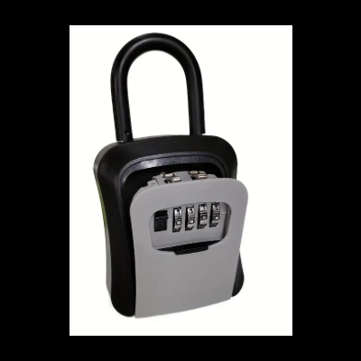 Cadeado - Cofre de parede para chaves - com gancho removível (Interior) Cadeado - Cofre de parede para chaves - com gancho removível (Interior)