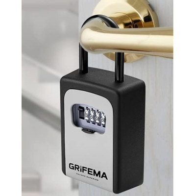 Cadeado - Cofre de parede para chaves - com gancho removível