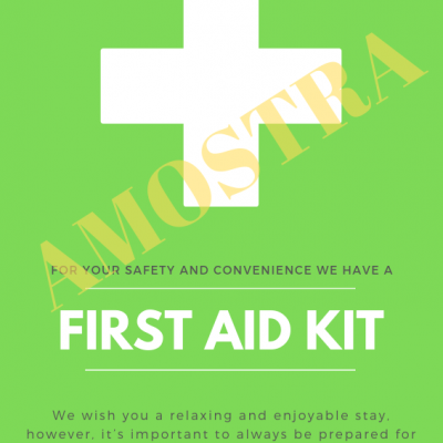 Poster KIT PRIMEIROS SOCORROS (A5)