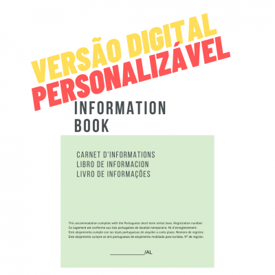 Livro de Informações - em 4 línguas (VERSÃO PERSONALIZÁVEL ) -  em PDF
