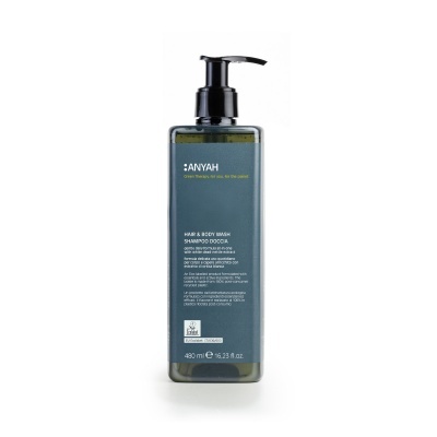 Gel de Banho & Champô ANYAH - Certificado ECOLABEL 480ml