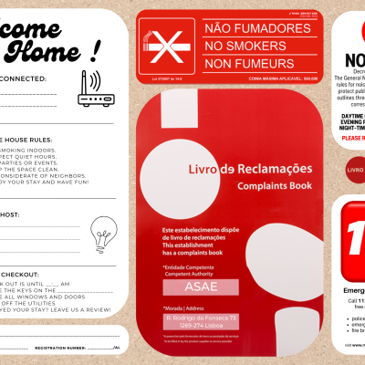 Poster INFORMAÇÕES obrigatórias (INGLÊS) - tamanho A3