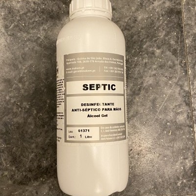 SEPTIC - Gel Desinfectante anti-séptico para mãos > 70% (v/v) (1Litro)