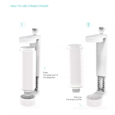 Suporte de Parede para Recargas 360ml