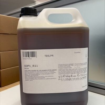 Gel de Banho & Champô Revitalizante PRIJA com Ginseng (380ml e 5L)