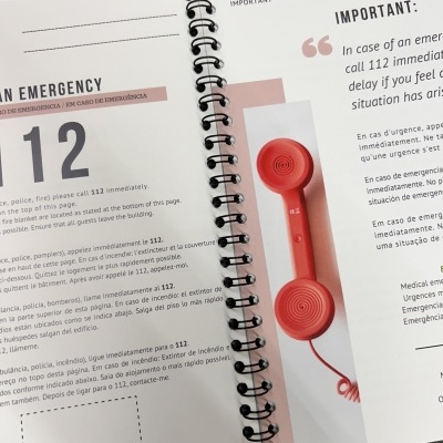 Livro de Informações (Físico)  Tamanho A5 - em 4 línguas