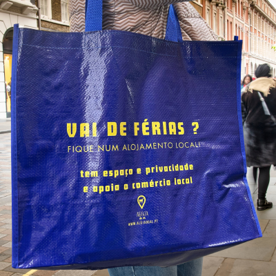 Saco de compras / transporte em papel