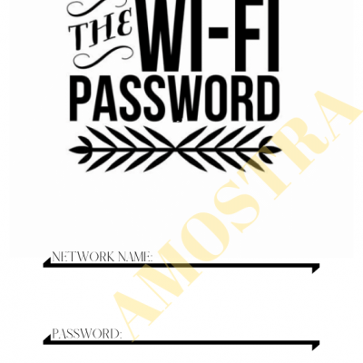 Kit Posters Informativos AL (112, Wi-Fi)