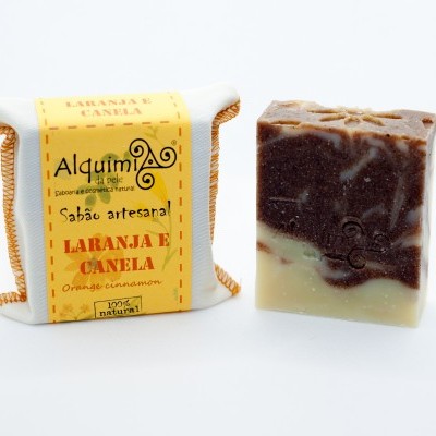 Sabão de laranja e canela