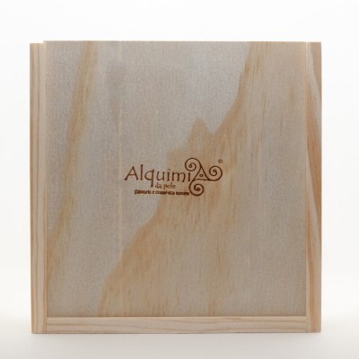 Croffet em Caixa de madeira (4 sabões)