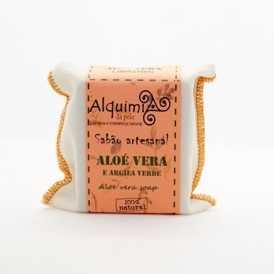 Sabão de aloé vera e argila verde