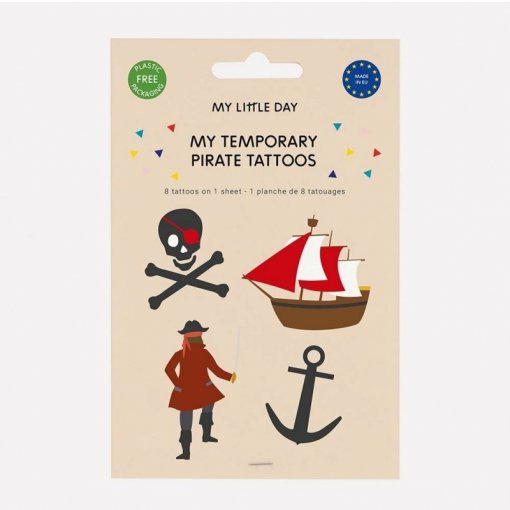 Tatuagem Temporária Piratas