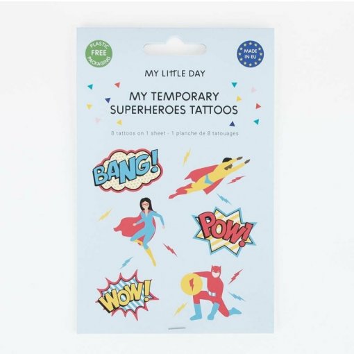 Tatuagem Temporária Super Heróis