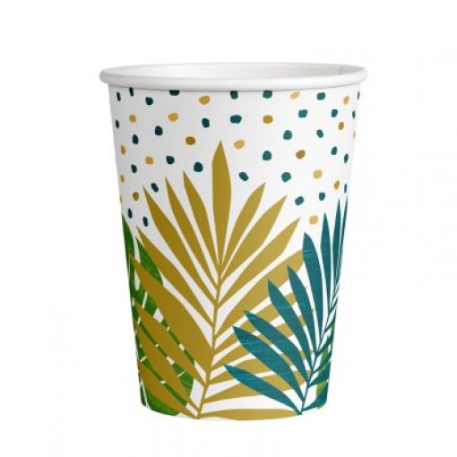 Copo Folhas Tropical