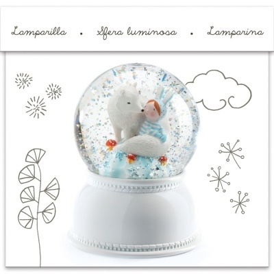 Globo de Neve com Luz Lila & Pupi