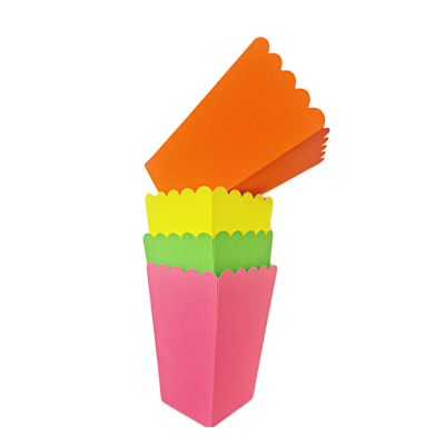 6 caixas de pipocas Neon