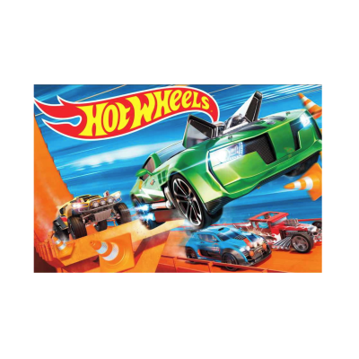 Impressão comestível Retangular Hotwheels