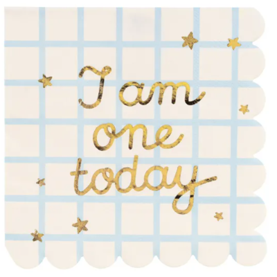 Guardanapos "Im am one today"