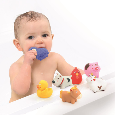 Ludi - 7 Brinquedos de Banho - Animais da Quinta Ludi - 7 Brinquedos de Banho - Animais da Quinta