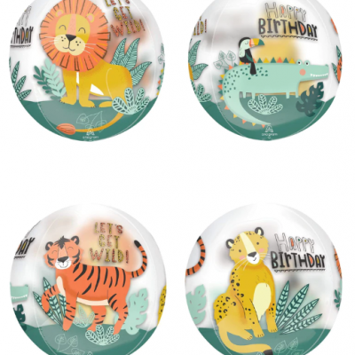 Balão Orbz Animais da Selva