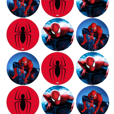 Impressão comestível Bolachas/Cupcakes Homem Aranha