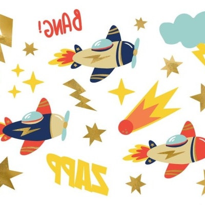 Tatuagens temporárias Aviões