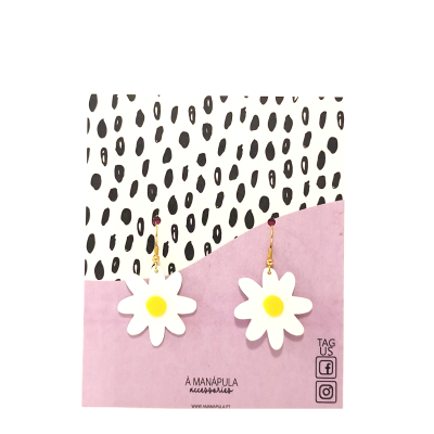 Brincos Spring Daisy