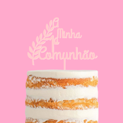 Topo de bolo 1º comunhão