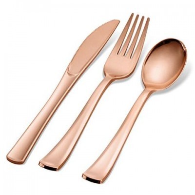 Set talheres Rose Gold