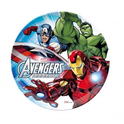 Impressão comestível Avengers