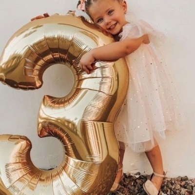 Balões Números gigantes