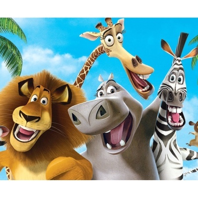 Impressão comestível retangular Madagascar