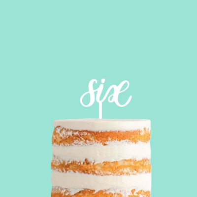 Topo de bolo Número