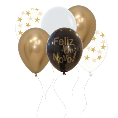 Kit Balões Feliz Ano Novo
