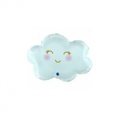 Balão Nuvem Azul Bébé 61cm