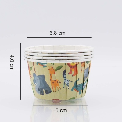 Formas Cupcake Animais da Selva