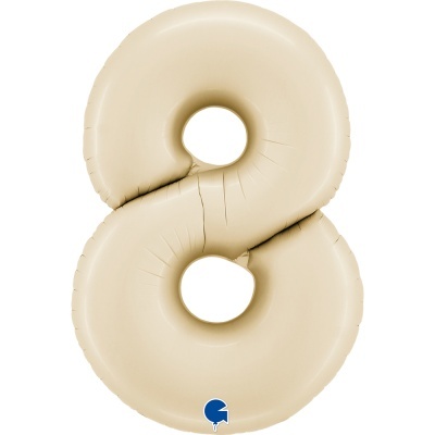 Balão 8 Creme