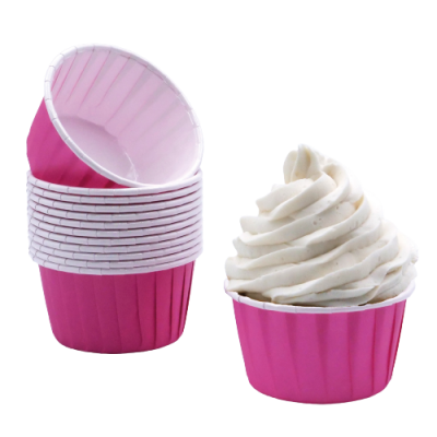 Formas Cupcake Rosa Fushia