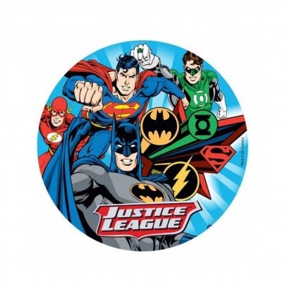Impressão comestível Liga da justiça Impressão comestível Liga da justiça