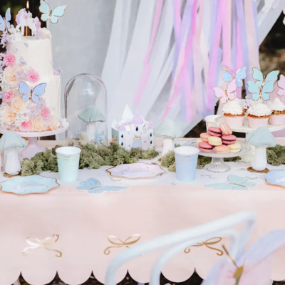 Toalha de mesa de papel Laços