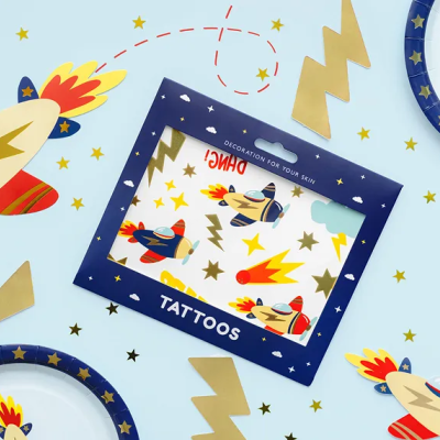 Tatuagens temporárias Aviões