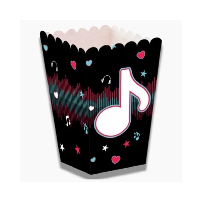 Caixa para Pipocas Tik Tok